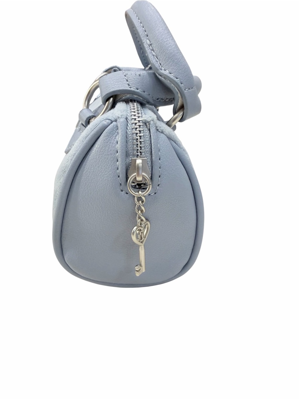Juicy Couture Retro Y2K Baby Blue Velour Bowler Bag & Mini Bag Set Rhinestone - Picture 8 of 8